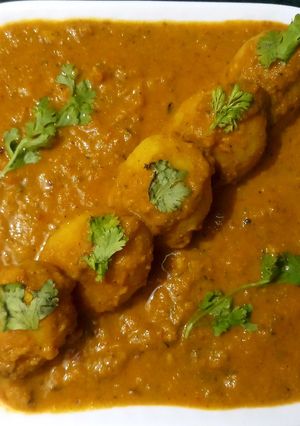 A picture of Banarasi Dum Aloo.