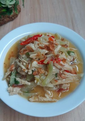 Foto resep Sayur labu ayam kuah santan