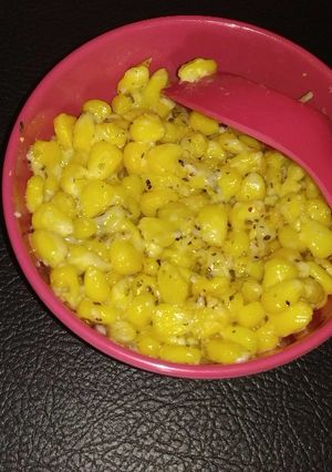 A picture of Cheesy corn.