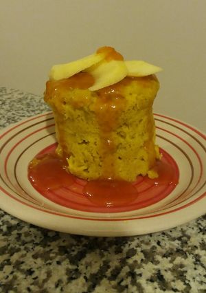 Una foto de Manzana Mug Cake