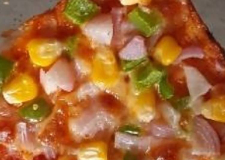 Recipe of Award-winning Bread pizza in microwave