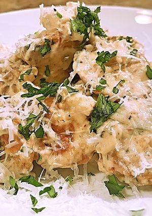 A picture of Roasted honey gold tarragon potato salad.