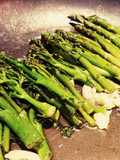 Butter Fried Broccoli Tenderstem And Asparagus