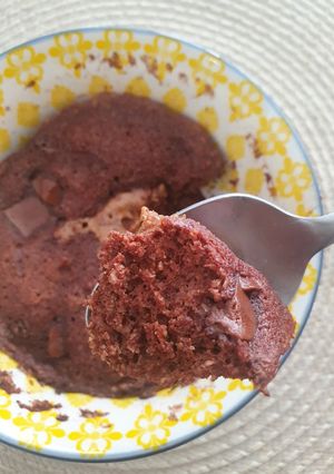 Una foto de Mug cake de harina de almendras