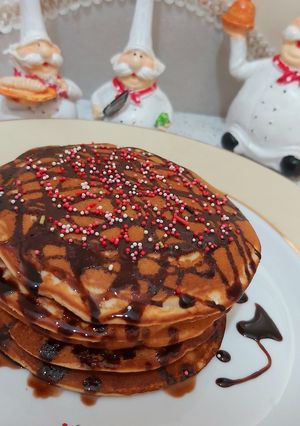 عکسی از دستور پنکیک خوشمزه خیلی راحت🍪🍩🍮