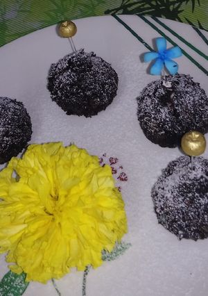 A picture of Chocolate truffle modak.