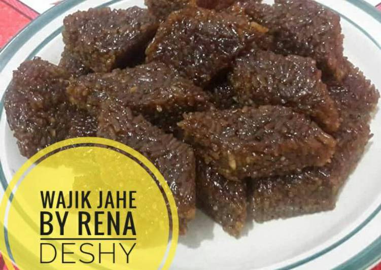 Cara Gampang mengolah Wajik Jahe, Enak