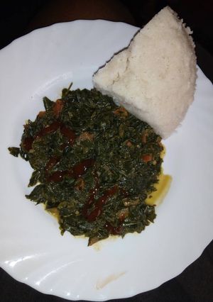 A picture of Kunde stew.