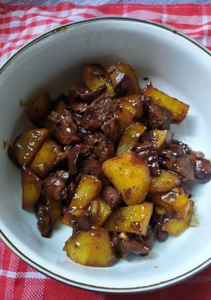 Foto resep Kentang Ati Kecap