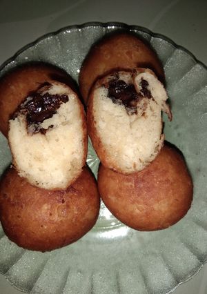 Foto resep Roti goreng isi cokelat(dari talas dan singkong)