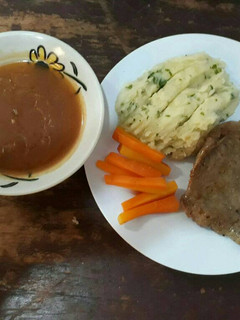 Foto resep Beef steak with mashed potato ala rumahan