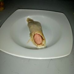 Pancake sausage roll A picture of Pancake sausage roll.