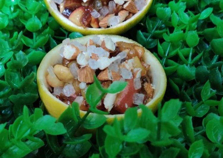 Recipe of Perfect Dry fruits and fruits dessert