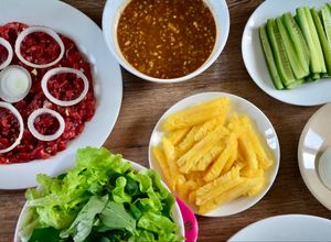 Hình của món Bò nhúng giấm nhúng giấm.