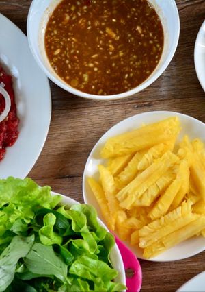 Hình của món Bò nhúng giấm nhúng giấm.