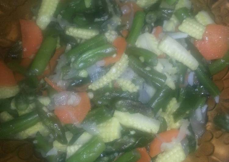 Tumis Buncis Wortel Jagung Putren