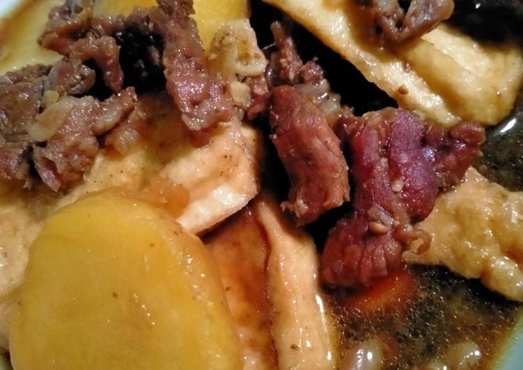 130. Semur DKT 😋 Daging Kentang Tahu