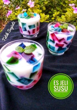 Foto resep Es Jeli susu