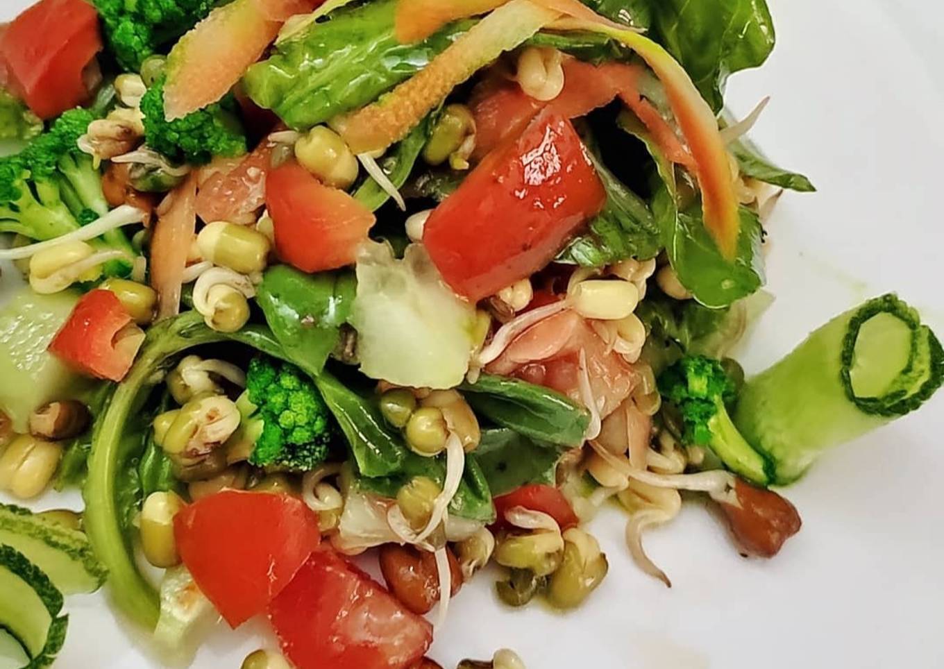Rainbow Broccoli Salad