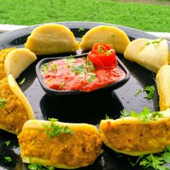 A picture of Chana dal Fara.