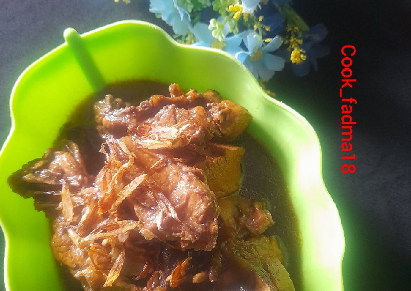 Semur ayam bekuah