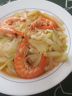 瓠瓜炒蝦 減醣 2 的食譜成品照片