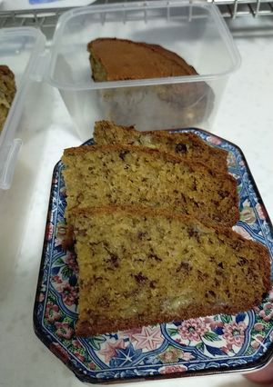 A picture of Moist banana cake.