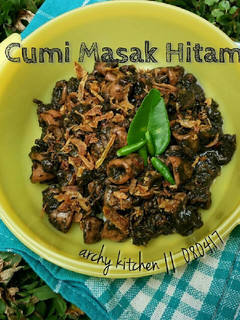 Foto resep Cumi Masak Hitam