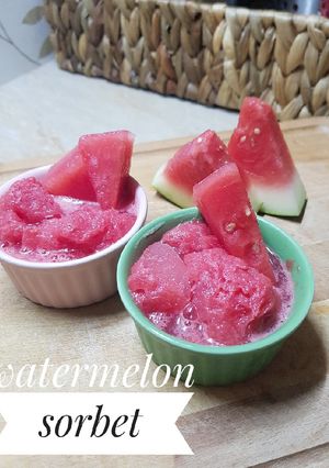 Foto resep 325. Watermelon Sorbet