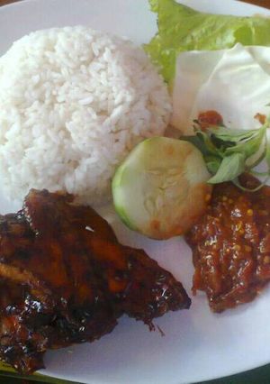 Foto resep Ayam bakar pedas manis