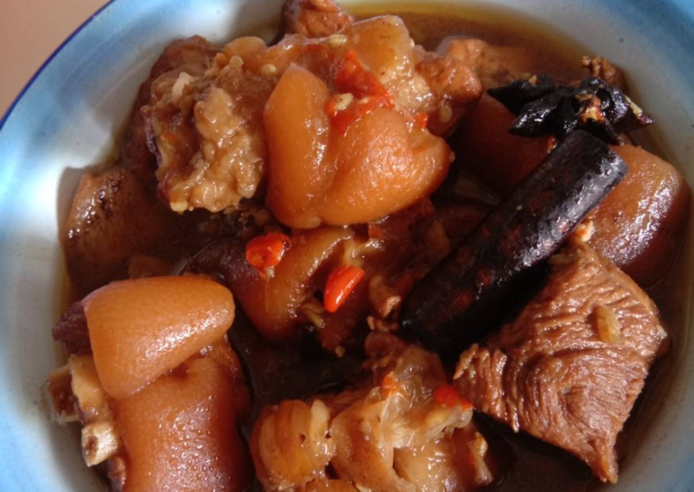 Masakan Kaki babi/cu kiok/lo tu kha