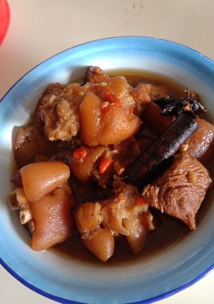 Foto resep Masakan Kaki babi/cu kiok/lo tu kha