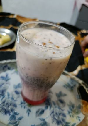A picture of Muskmelon smoothie.