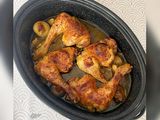 Cuisse de poulet rôtie au cidre