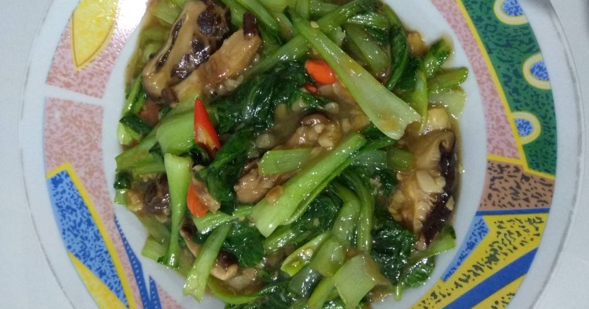 Resep Sawi Thailand Saus Tiram Oleh Silvia Vitari Cookpad