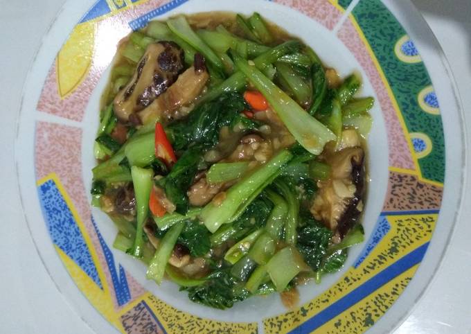 Resep Sawi Thailand Saus Tiram Oleh Silvia Vitari Cookpad