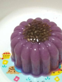 Foto resep Puding ubi ungu (cemilan mpasi 7mo+)