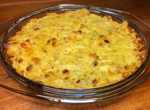 Foto resep Cheesy Bolognese Baked Rice (Nasi Panggang Bolognese Siram Saus Keju)