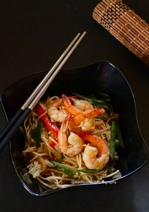 A picture of Shrimp Chowmein.