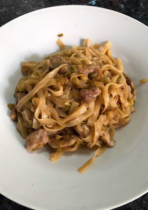 Una foto de Noodles de arroz con secreto