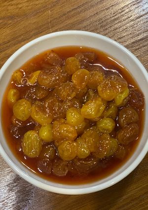 عکسی از دستور مربای انگور