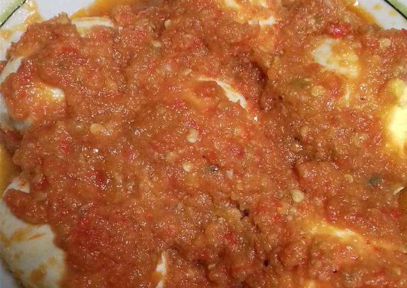 Balado sang telor ayam
