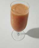 Batido de laranja e morangos