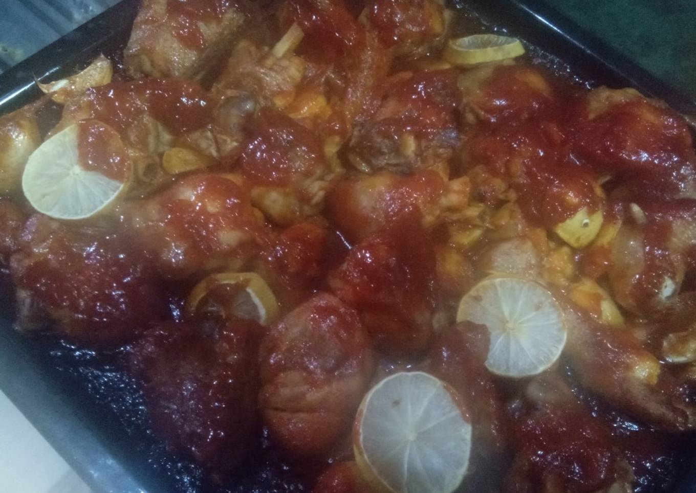 Ayam Panggang Saos Pedas Manis