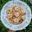 Gluten Free Shrimp Aglio Olio Fussili