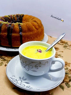 عکسی از دستور شیر زعفران (Saffron milk)😋