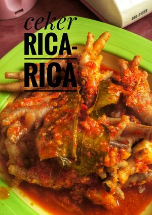 Foto resep Ceker rica-rica