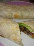 Popiah con tortilla de harina