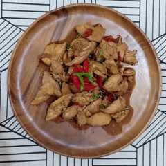 A picture of Ayam Goreng Mentega #mysimplekitchen.