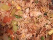 A picture of soy sauce rice